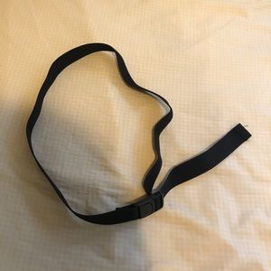 black canvas buckle belt